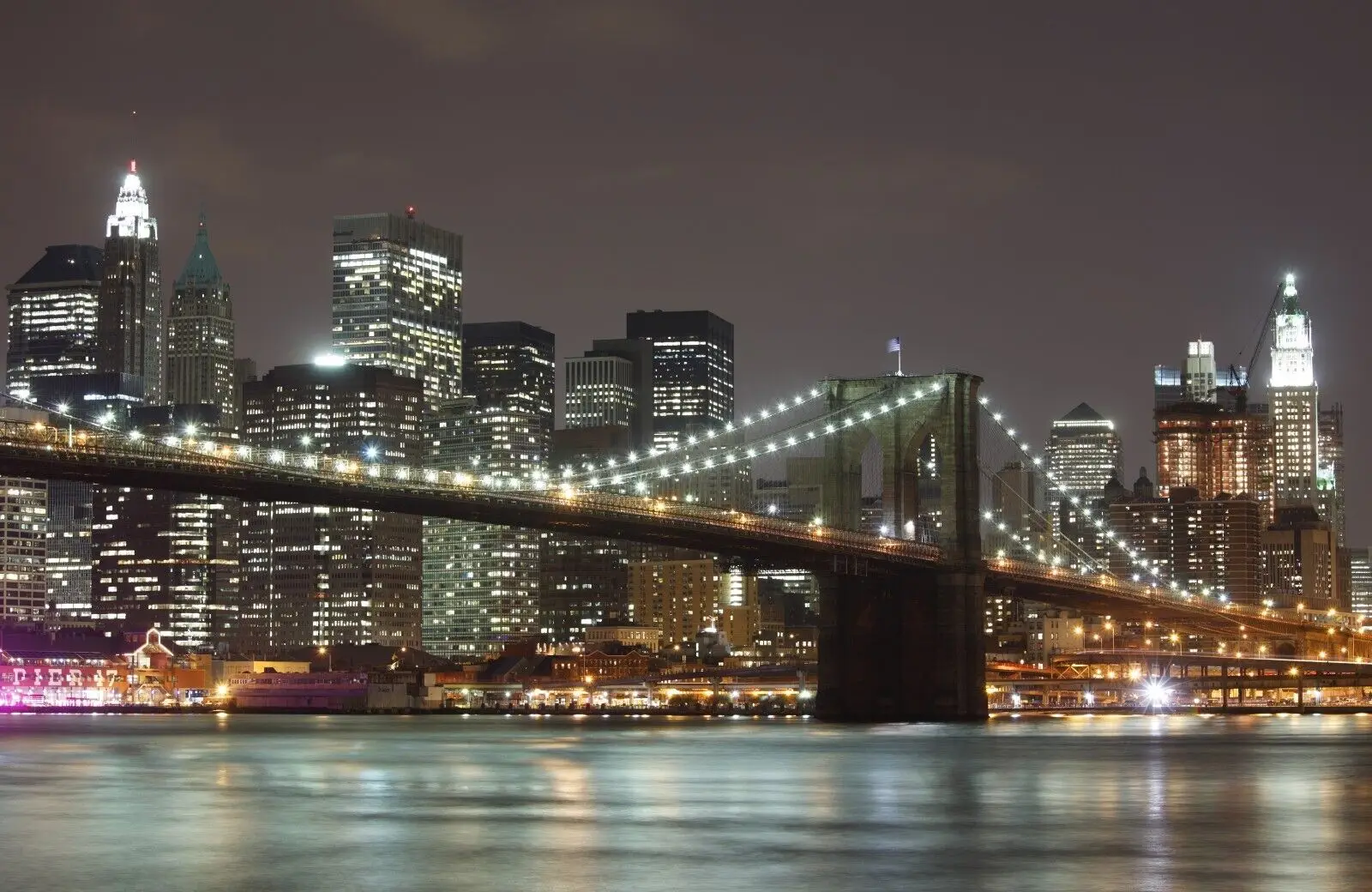 

Шелковый плакат с изображением Нью-Йорка, декор для гостиной, домашняя стена