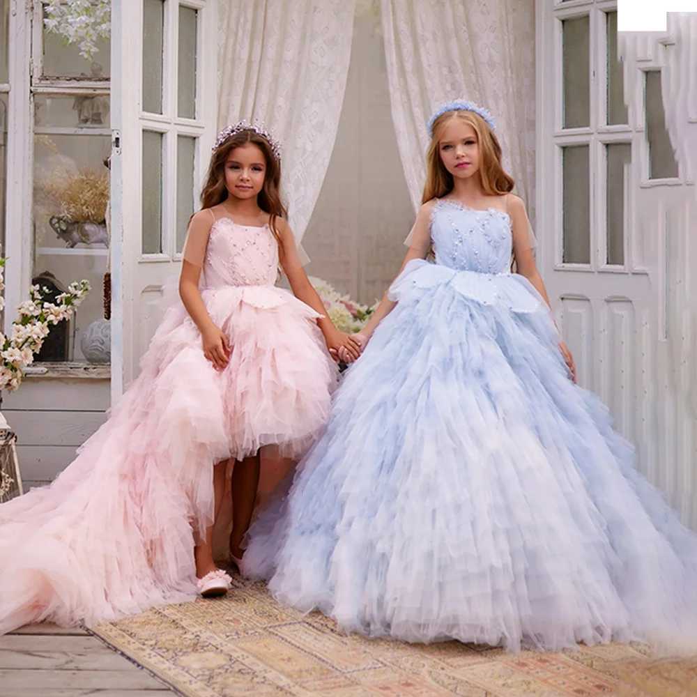 Girls Birthday Princess Dress Flower Girl Wedding Puffy Dress main image 0
