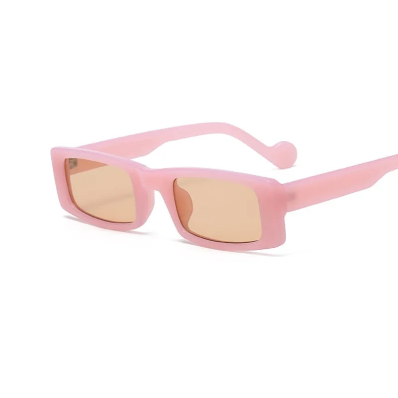 

2023 Vintage Sunglasses for Women Men Small Rectangle Pink Sun Glasses Classic Travel Beach Goggle Oculos De Sol UV400 Eyewear