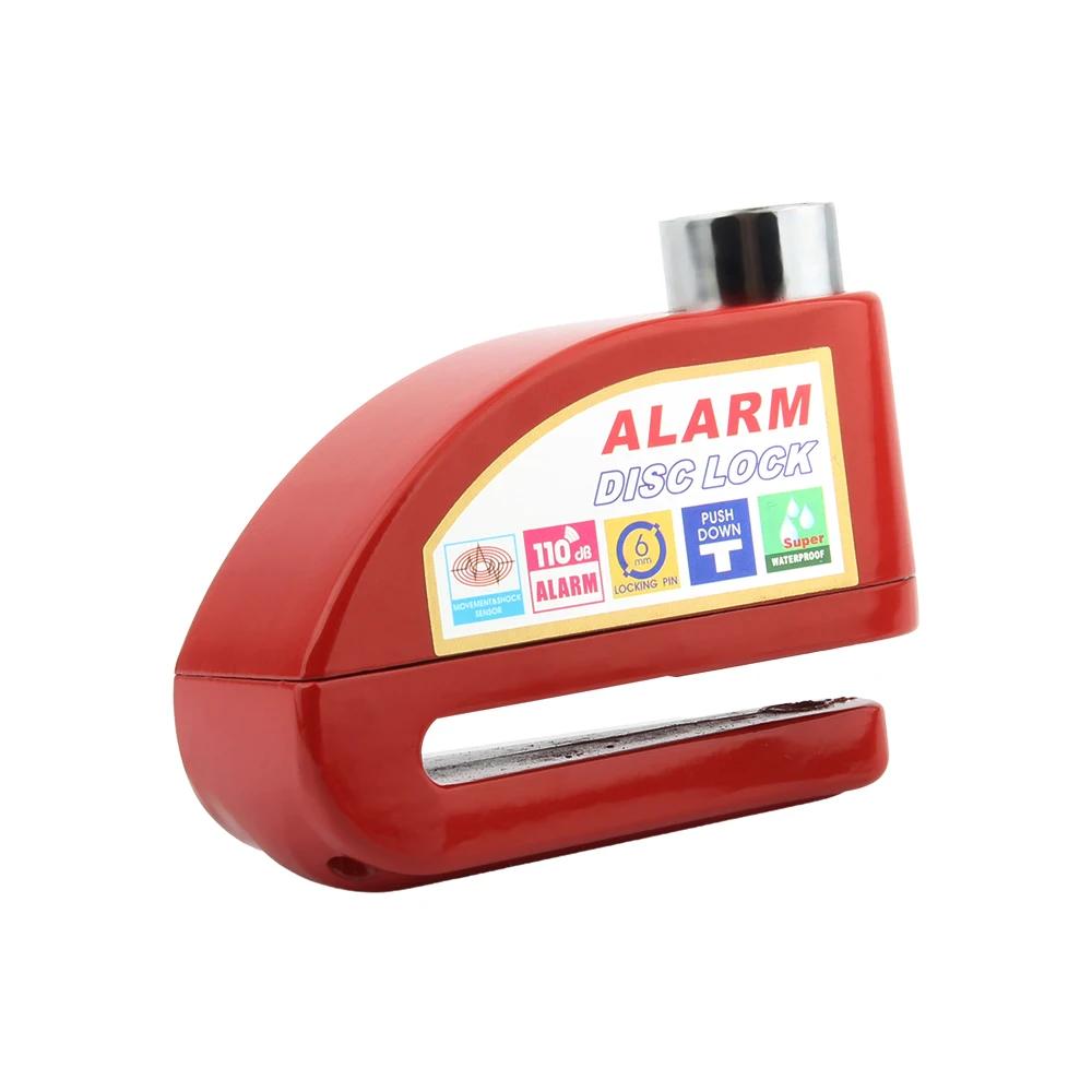 Motorcycle Disc Brake Lock Wheel Alarm for Motorcycle Scooter Bicycle