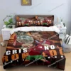 Cristiano Ronaldo-o Bedding Set Duvet Set Single Double Bed King Size Bed Set Adult boys Bedroom Duvet Cover Pillow Case 4