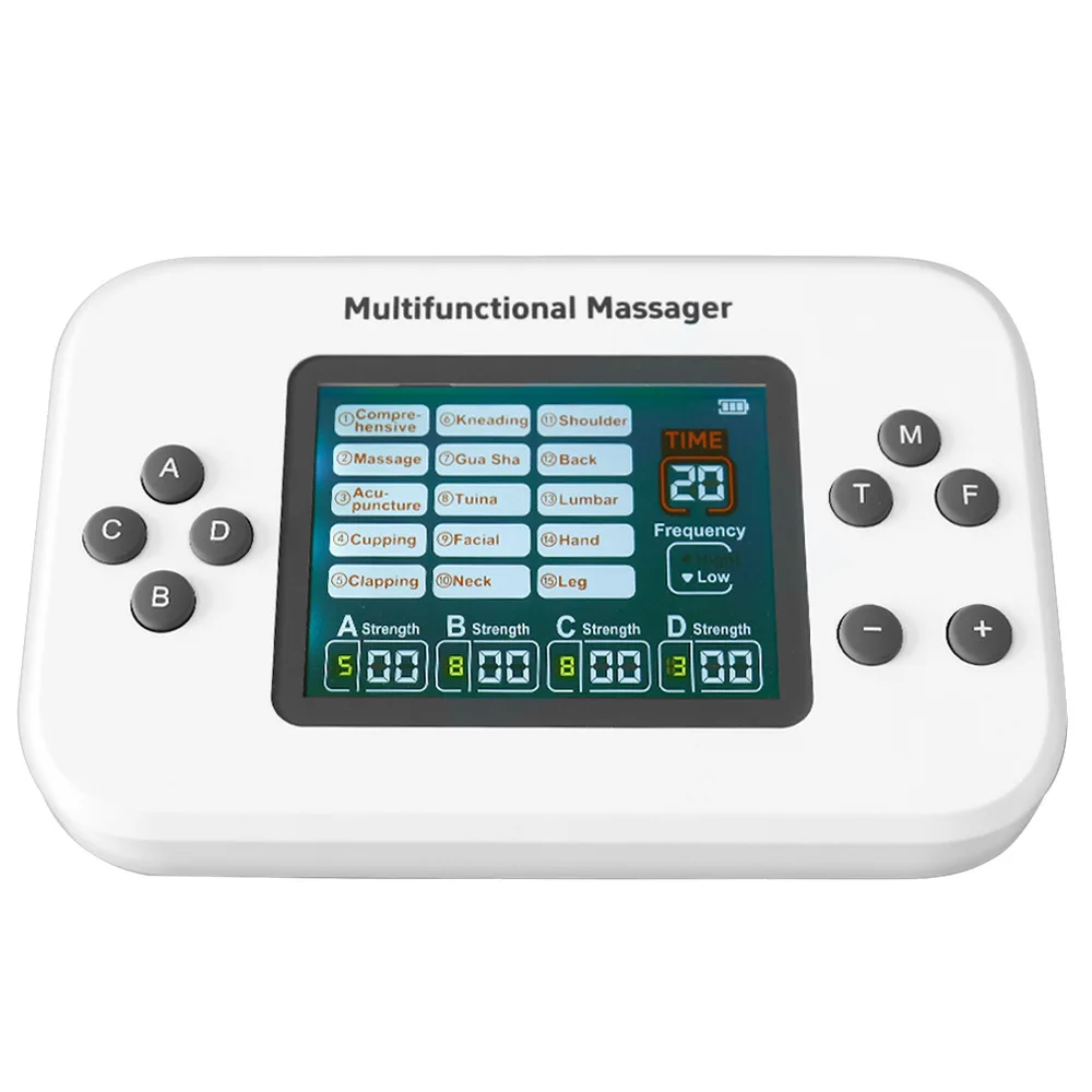 EMS 4-channel Output Dredging Meridian Physiotherapy Instrument Household Cervical Spine & Lumbar Pulse Rehabilitation Massager