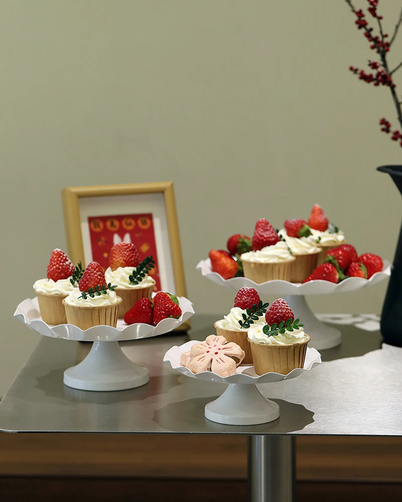 SWEETGO17cmMiniCupcakeStands4InchTraysWaterproofPalletfor