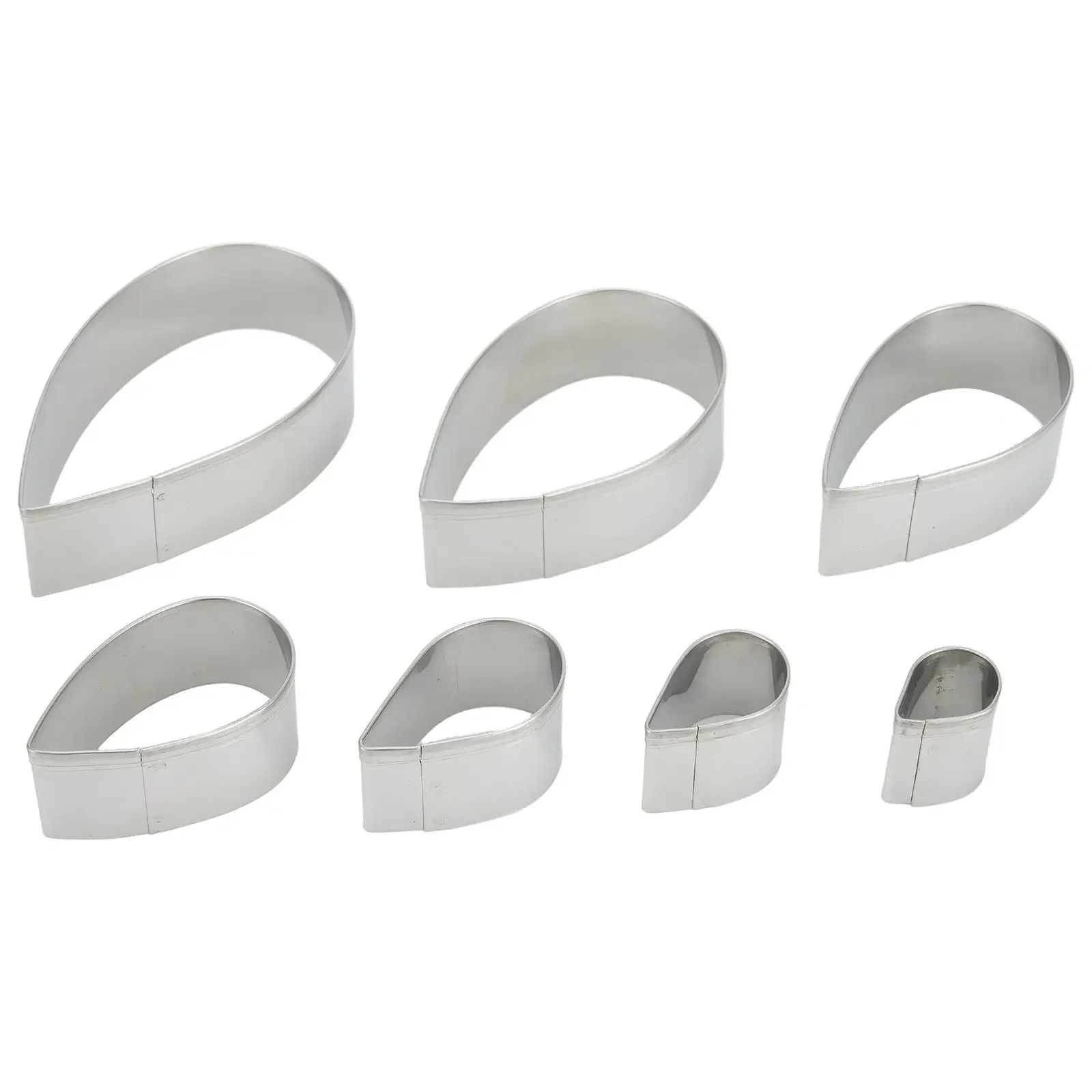 

High Quality Rose Petal Cutter Cake Molds Cookie Cutter Flower Decorating Pink Leaf Fondant Molds Stainless Steel