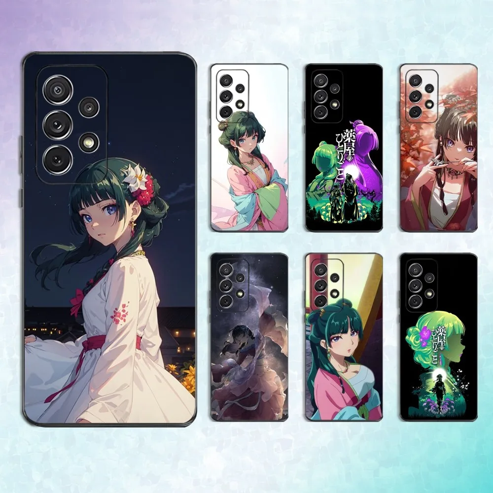 A-Apothecary D-Diaries MaoMao Black Soft Silicone Phone Case