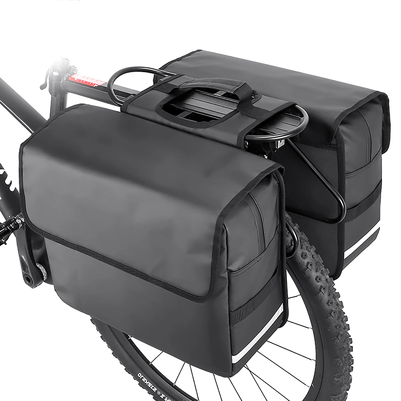 36LBicycleBagWaterproofBikePanniersLargeCapacityBikeRack