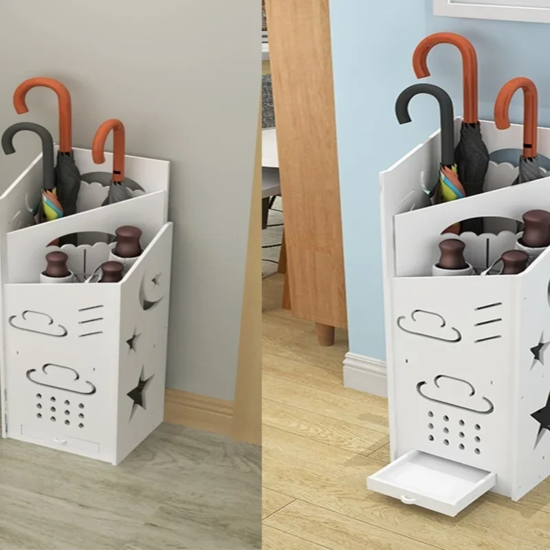 Creative Umbrella Storage Rack Home and Hotel Lobby Length Handle Umbrella Stand Classroom and Foyer Shelf