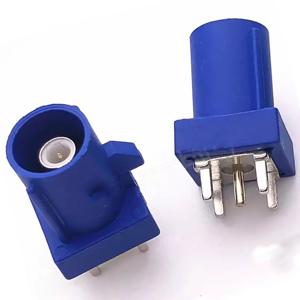 2-10pcs RF Connector Fakra C 5005 Right Angle Plug PCB Mount