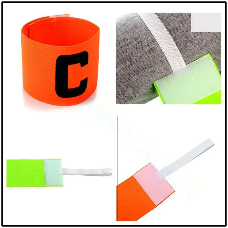 1pcs Kids Adults Football Captain Armband Soccer Arm Band Leader Competition Gift Soccer Captain Group Armband Football Training football armband