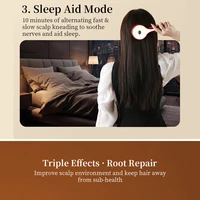 Electric Scalp Massager Red Light Hair Oil Applicator Waterproof Hair Growth Brush Handle for Scalp Soothing 5