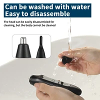 Nose Hair Trimmer Eyebrow & Facial Hair Trimmer Rechargeable Painless Eyebrow Razor for Ear Beard Hairline Metal Trimming Tool 6