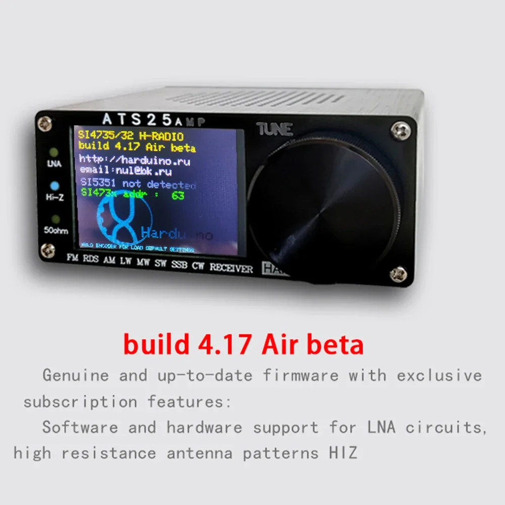 〇Da左1124 未使用保管品 フルバンドラジオレシーバー ATS25 AMP ポータブルフルバンド ATS25 AMP ラジオ受信機短波カラータッチ