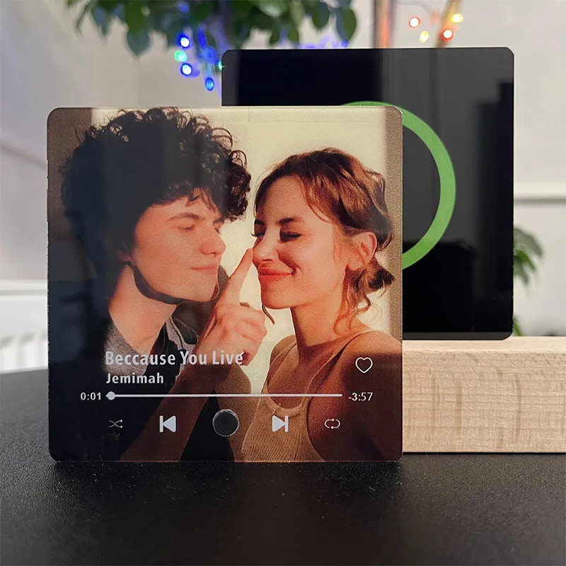 Personalized Music-play Refrigerator Magnet Plastic Tape With Built-in Music Player Unique Home Decor Gift Music Lovers
