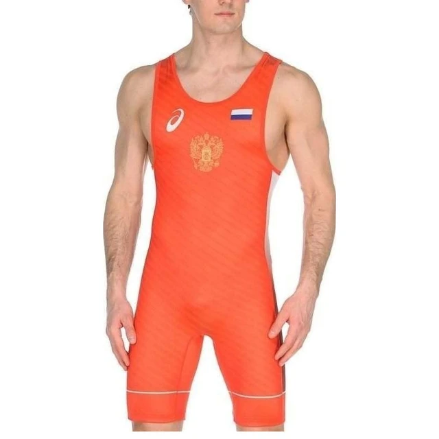 reducir cielo flotante Bodysuits Борцовское Asics Russia Wrestling Singlet 2081a022-0023 Men  Clothing Sportswear Playing Sports Men's Clothes Male Man - Trainning &  Exercise Pants - AliExpress