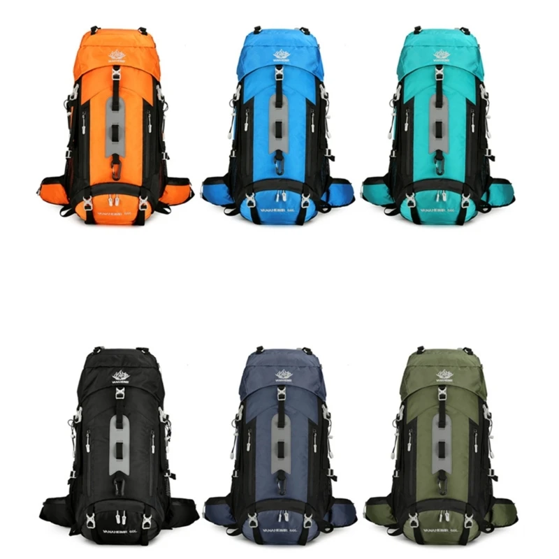 

Reliable and Protective 60L Nylon Outdoor Backpack Large Rucksack for Adventure and Outdoor Activities