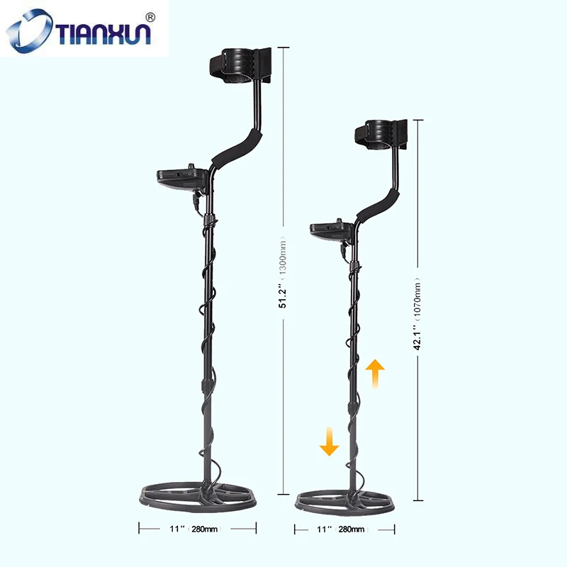 Waterproof Professional Metal Detector Underground Depth 2 5m Scanner Search Finder Gold Detector TX850 Treasure Hunter