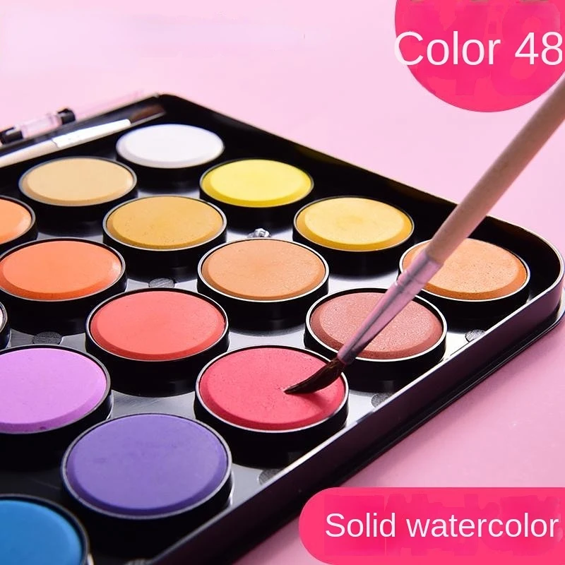 Gel Watercolor Paint Set with Brush For Adults Beginners Artists watercolor painting set watercolor paint watercolor pigment