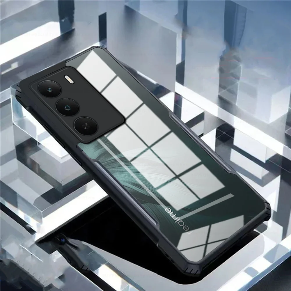 Clear Acrylic Back Cover with Camera Protection - Phone Shell Case