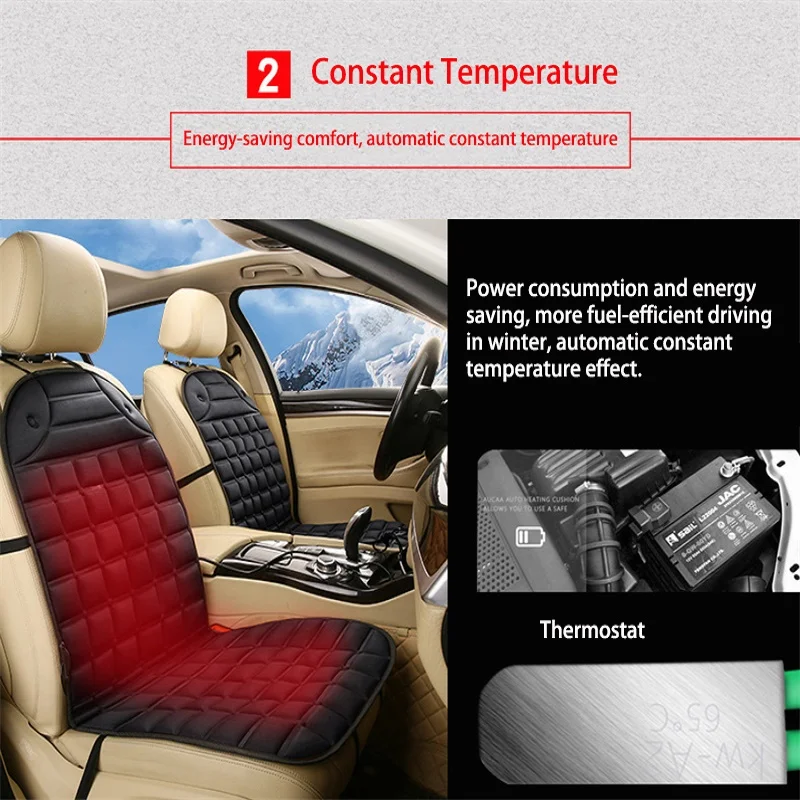 Universal Auto Erhitzt Sitz Abdeckung 30s Schnelle Heizung Sitzkissen Warm  Halten 12V/24V Winter Auto stuhl Heizung Reduzieren Stress für Auto -  AliExpress