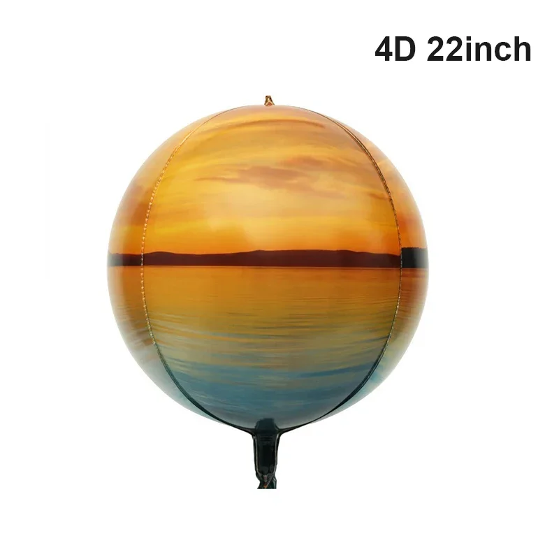 Palloncini terrestri da 22 pollici Palloncino pianeta Mappa del mondo globale Palloncino in lattice per tema di viaggio Tema spaziale Festa di compleanno Supplie Retire  15