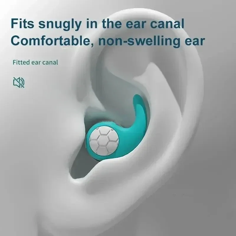 Waterproof Swimming Ear Plugs Reusable Silicone Comfortable with Noise Cancelling Protect the Ears of Floats Ear Protection Plug 6