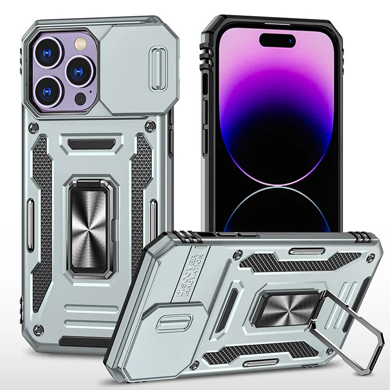 Coque téléphone avec protection caméra et support bague iphone_voghion.com