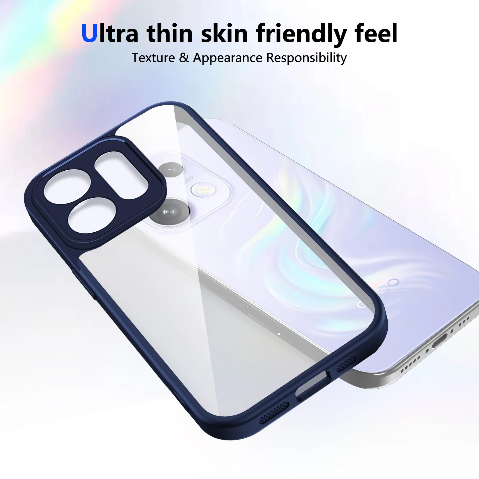 Luxury Transparent Shockproof Bumper Case Cover