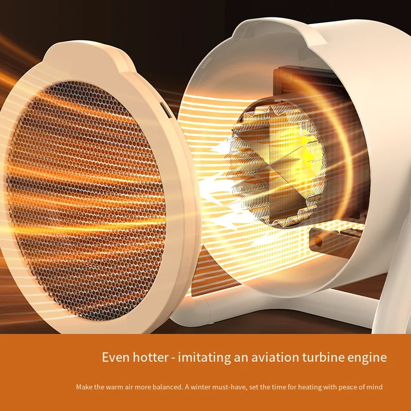 Desktop Heater Electric Hot Air Blower Portable Fan Stove Warm Heater Mini Radiator Office Room Warmer Winter Low Consumption