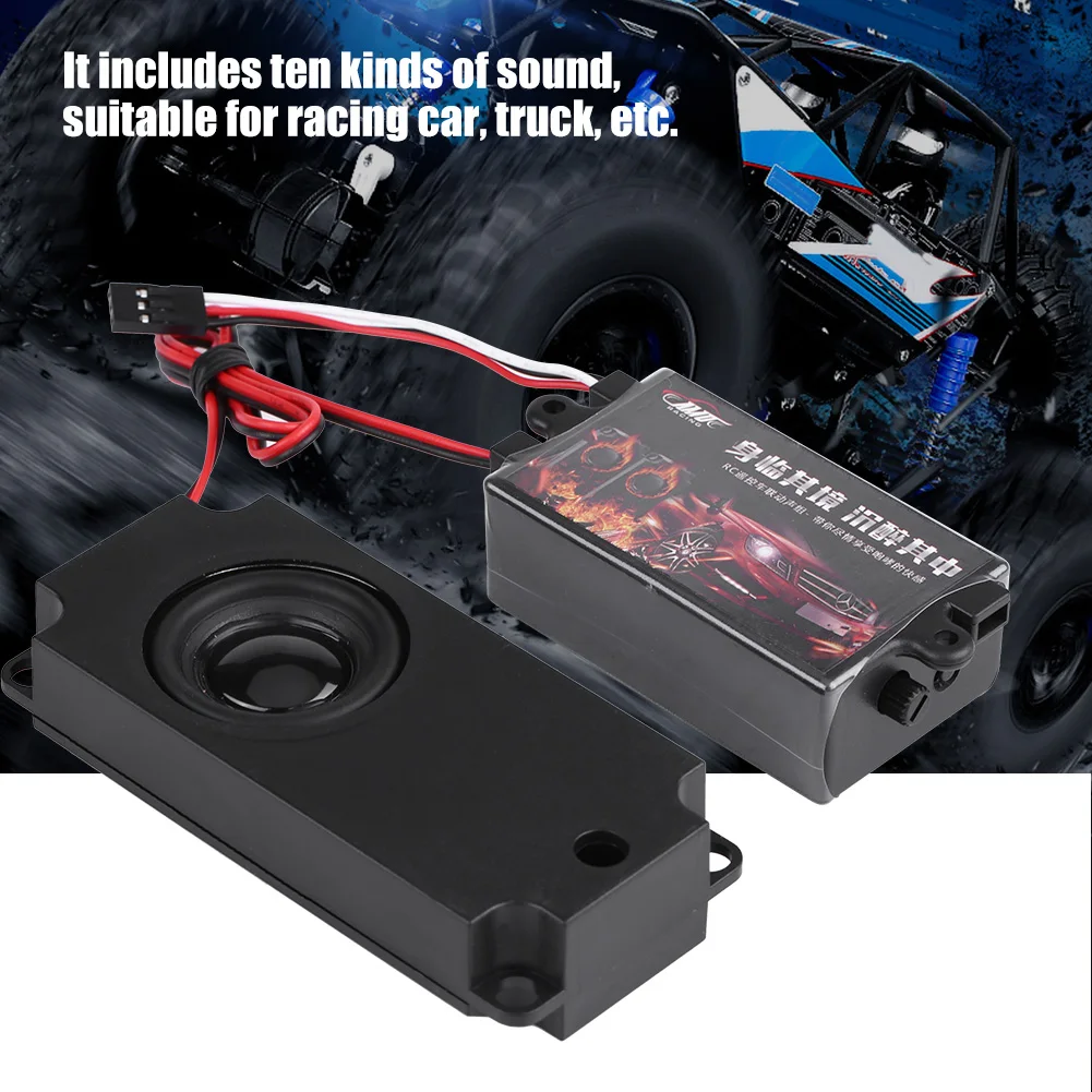 Module sonore simulateur moteur pour voiture RC 1/10 avec haut-parleur