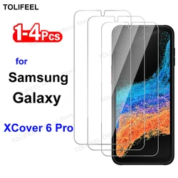Premium HD Crystal Tempered Glass Screen Protector - 9H Transparent Phone Shield - 4 Pcs (For XCover 6 Pro)
