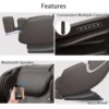 2 Year Warranty 4D SL Airbag Zero Gravity full body Massage Chair Home 3D Office Foot Roller Shiatsu Office Chair Massage Sofa 3