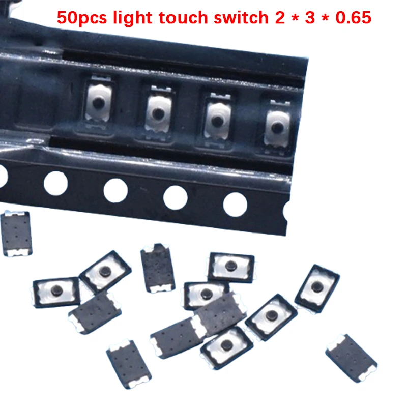 U Tactile Push Button Switch 4 Pin Micro SMD Mini Thin Film Key Light Touch 50pcs push tact switch,push button switch,button switch