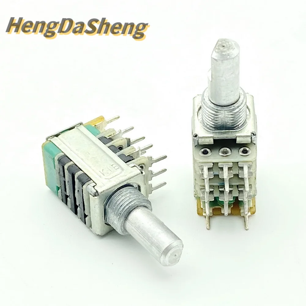 

2Pcs/Lot 12 A50K 4-Link Amplifier Audio Multi Channel Volume Control With Rotary Switch Potentiometer