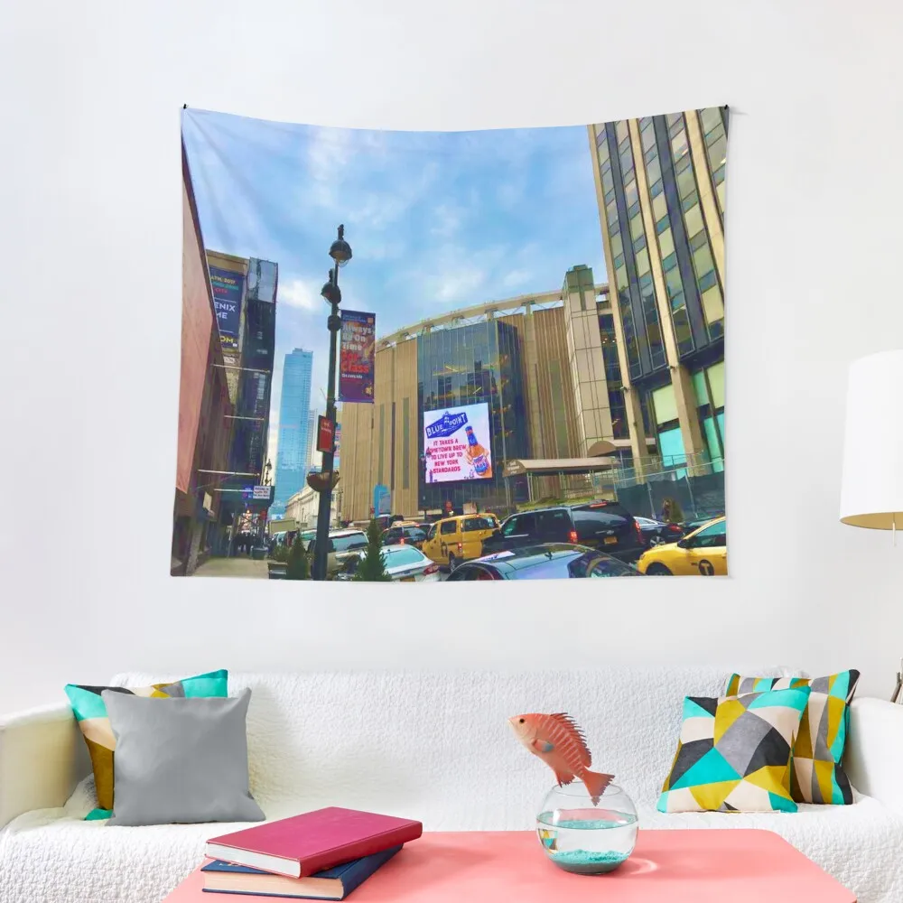 

Madison Square Garden in Traffic Tapestry Bedroom Wall Decoration
