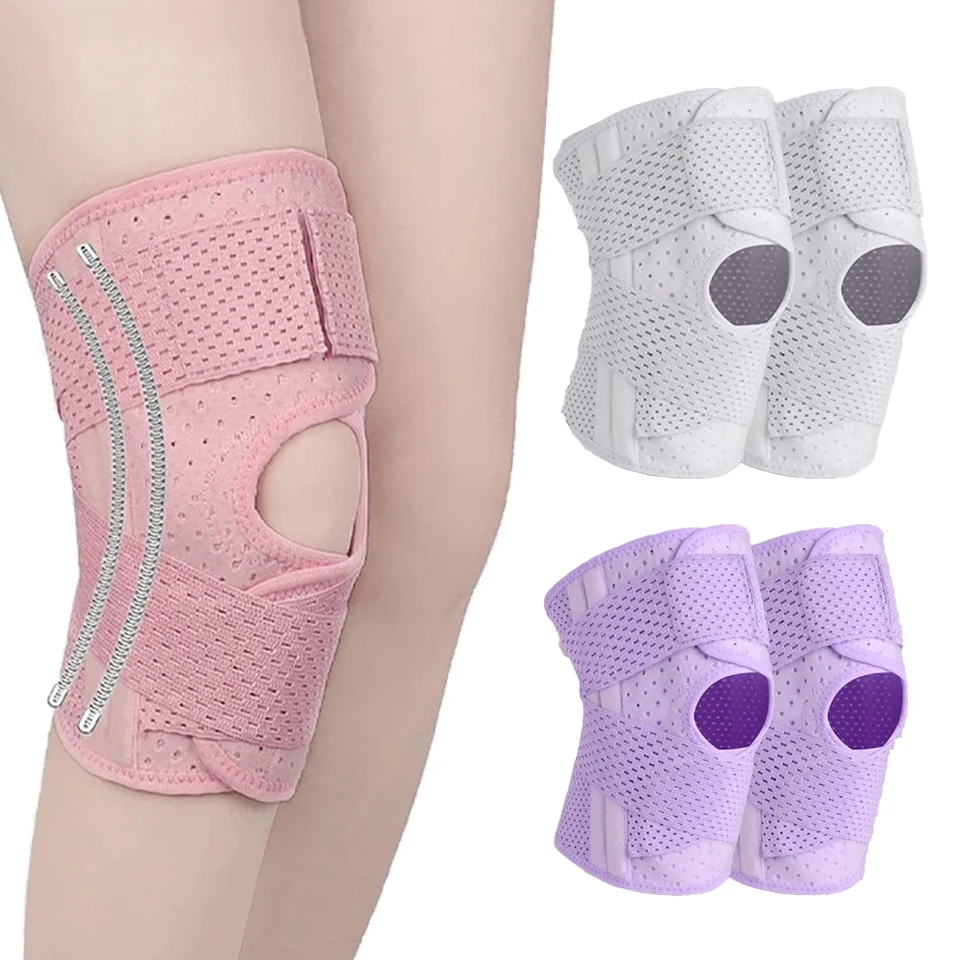 

1Pair Sports Kneepad Men Women Pressurized Elastic Knee Pads Arthritis Joints Protector Fitness Gear Volleyball Brace Protector