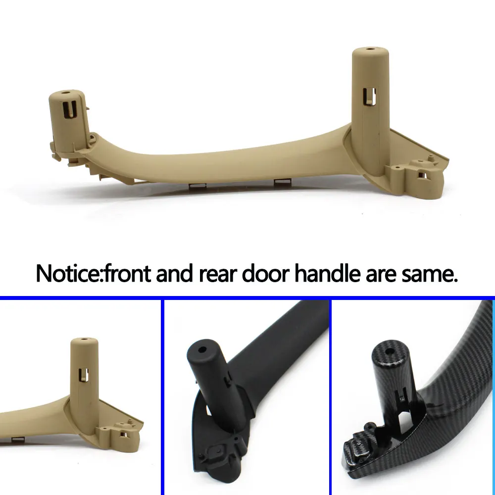 LHD 4PCS SET Interior Car Inner Door Handle Cover Panel Replacement 51417250307 For BMW X3 X4 F25 F26 2010-2016 5