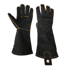 

Leather Industrial Gloves Anti Cutting Electric Welding Leather High Temperature Resistant Protective Labor Protection Gloves