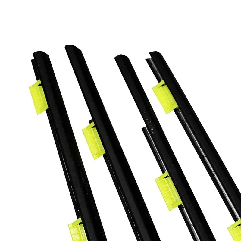 Window Weatherstrips Chrome Side Door Moulding Trim Belt Outer Window Glass Sealing Belts For Honda CRV 2002-2006 72410-S9A-003