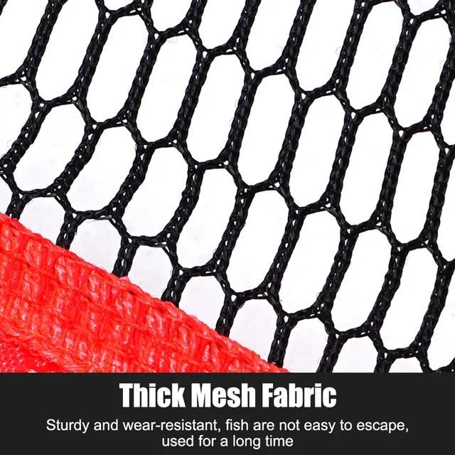 Drawstring Fishing Net Nylon Fish Guard Basket Foldable Nylon Mesh Fishing Net Tool Small Fish Crayfish Shrimp Crab Accessories 4