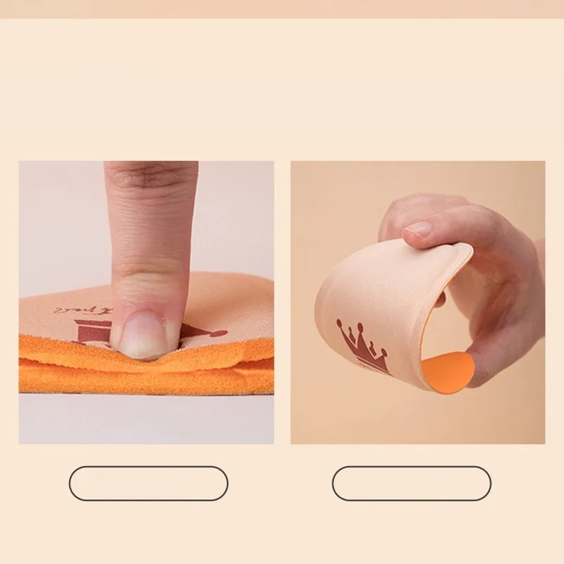 Forefoot Pads Women High Heel Non-slip Pain Relief Insert Half Insoles Front Foot Cushion Shoe Pads Insole 2/20Pcs