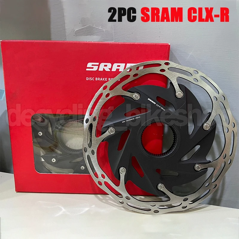

SRAM CLX-R Disc Brake Rotors Centerlock 140mm 160mm Road MTB Bike Center Lock Rotor 2PC Sram Centerlock Brake Disc Rotors