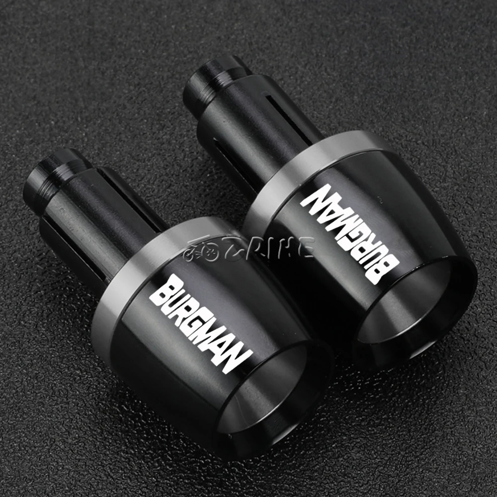 

FOR SUZUKI AN200 AN250 AN400 AN650 Burgman AN 125 250 400 650 Motorcycle Hand Grips Handle Bar End Cap Plug 22MM Handlebar Ends