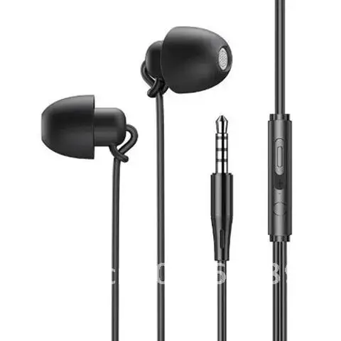 

Noise-canceling Silicone Soft Sleeping Headphone Anti-fold Anti-noise Hifi In-Ear Earphone with 3.5mm Type C Headphones