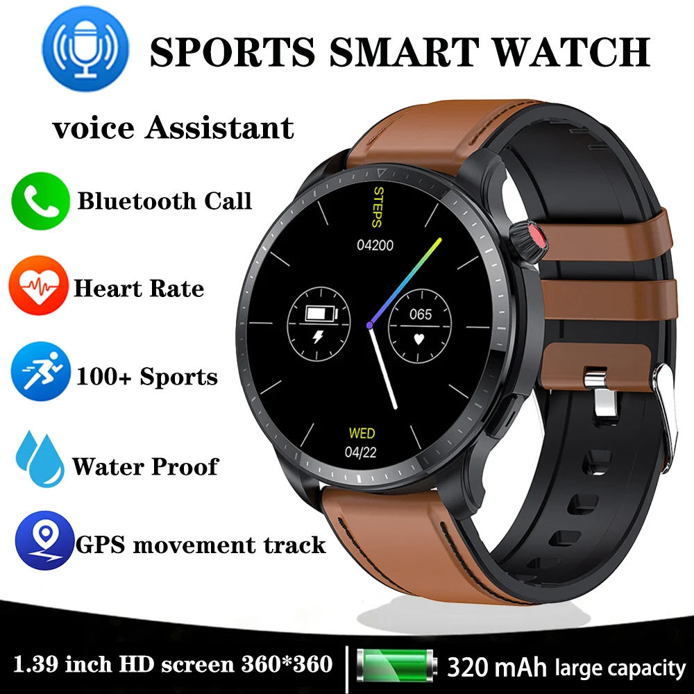 

Умные часы Xiaomi Mijia для женщин, голосовой помощник, мониторинг здоровья, мужские часы, Bluetooth-вызов, водонепроницаемый спортивный фитнес-браслет