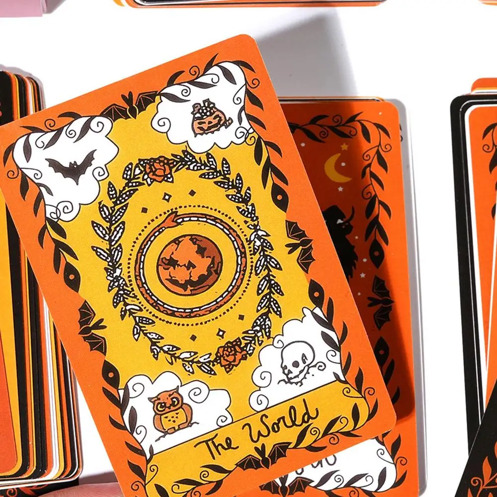 Happy Halloween Tarot Cards A 78 Oracle English Visions Divination Edition Deck Borad Playing Games 2