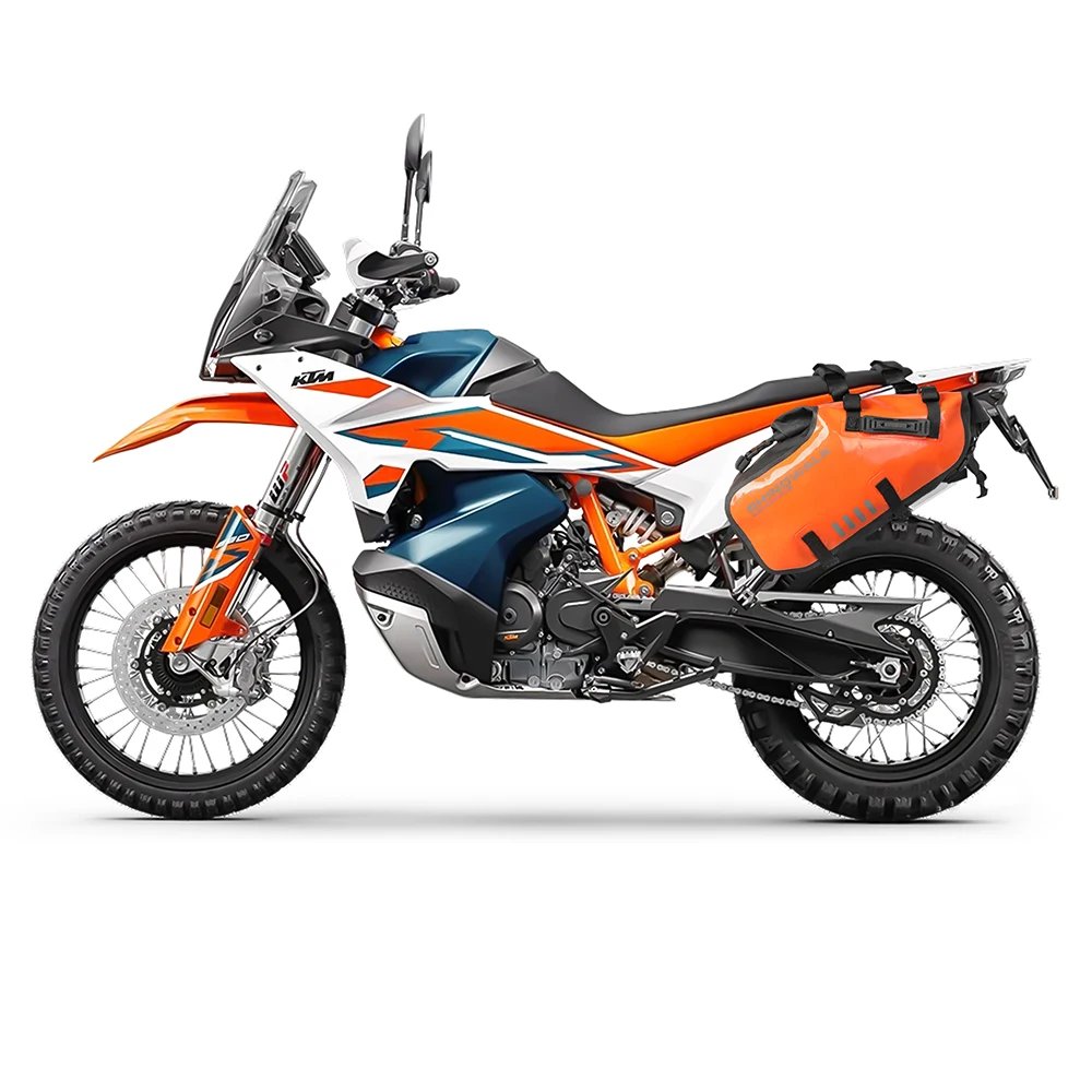 Borsa Da Moto Impermeabile Rhinowalk 6L - Da Sella O Laterale, Tracolla, Fibbie A Camma - Foto 7