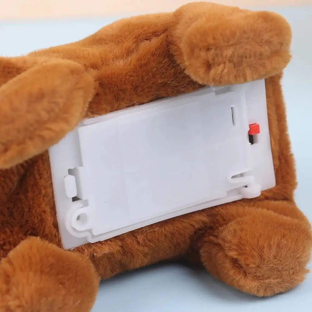 Walk Squeak Electronic Capybara Electric Dog Glowing Light Running Singing Capybara Can Walking Funny Capybara Action Figure