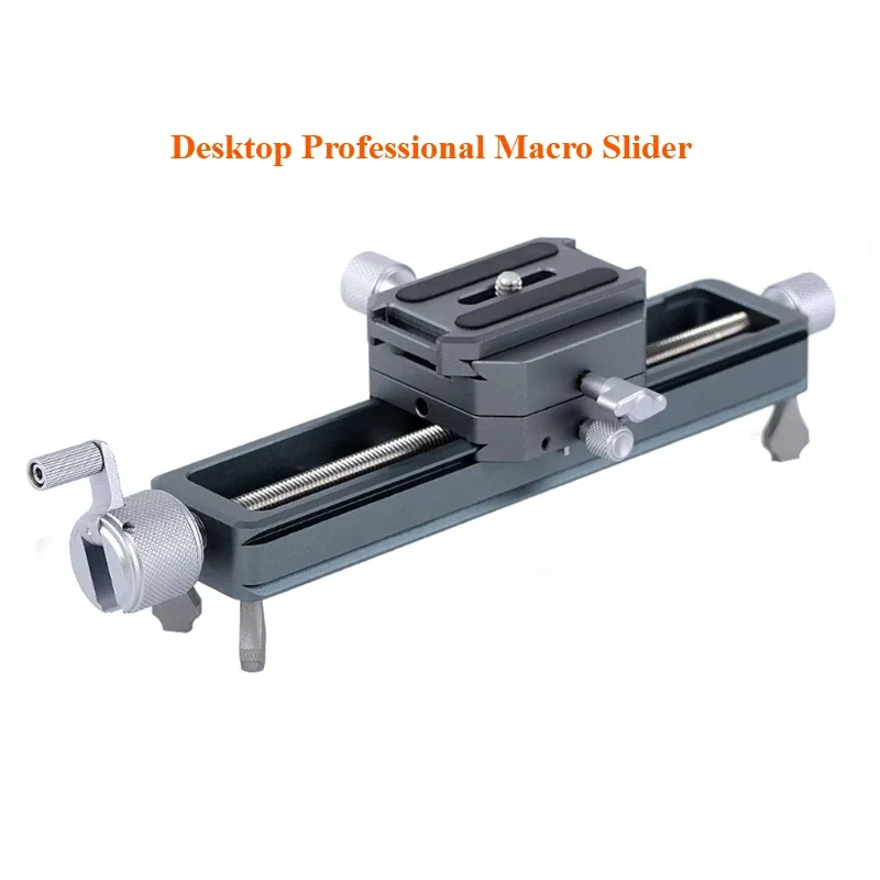 MR-180II 180mm Portable Desktop Video Shooting Slide Professional Macro Slider for Detailed Photography Detachable Design