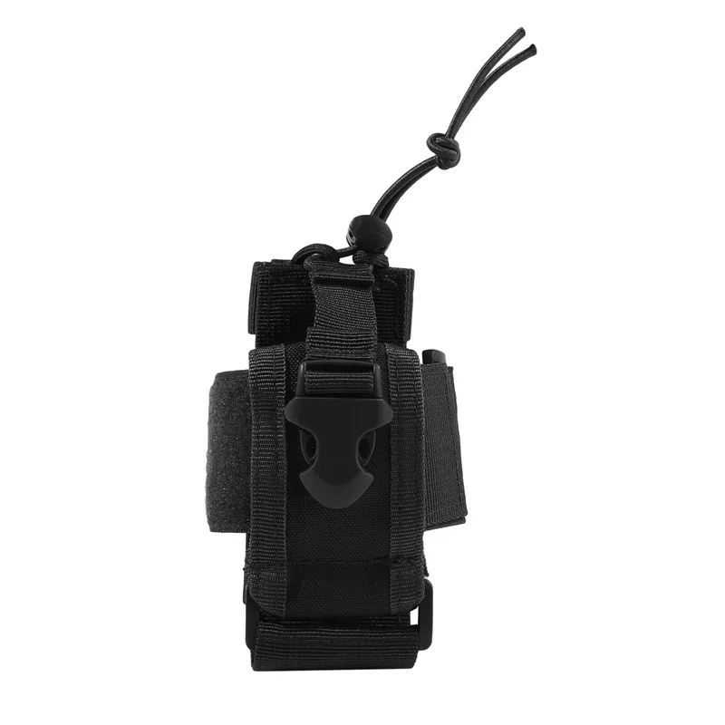 1 Stück Taktische Walkie-Talkie-Tasche Nylon Molle Funkgeräte-Tasche Tragbare Outdoor-Jagd-Sport-Telefonhalterung Interphone-Holster – Detail 5