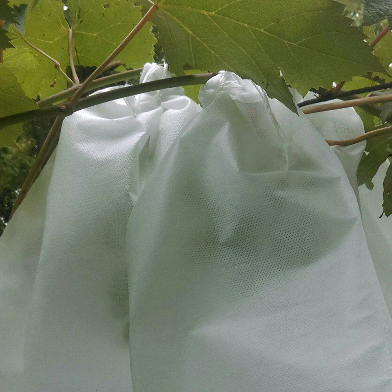 50PCS Fruit Grow Bags Anti Bird Drawstring Grape Protection Bag Pest Control Tool Prevent Plant Grow Bags garden tools